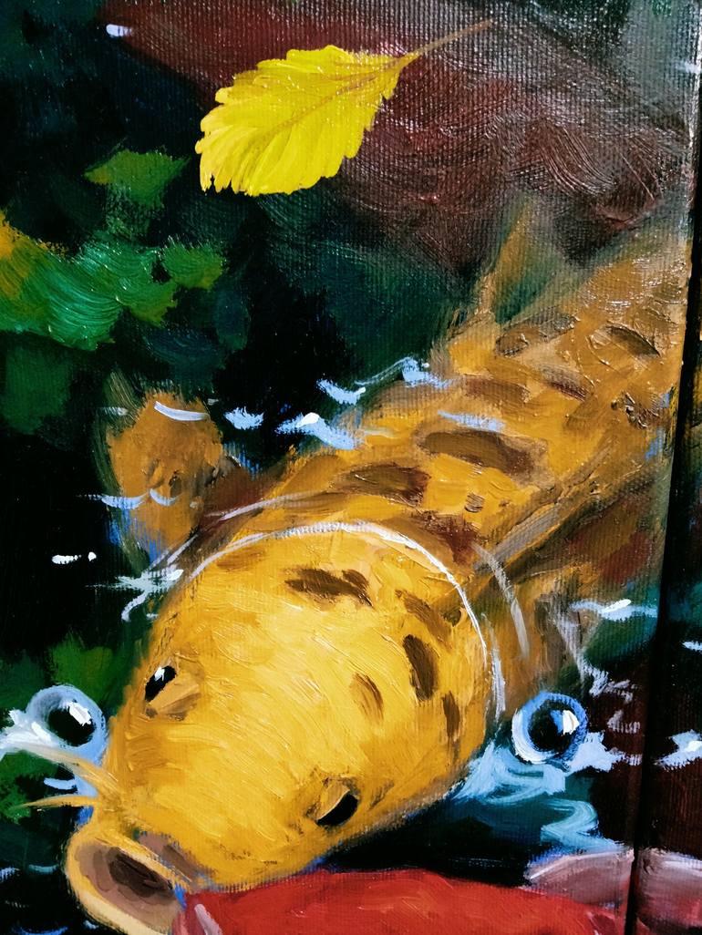 Original Realism Fish Painting by kyrylo bondarenko