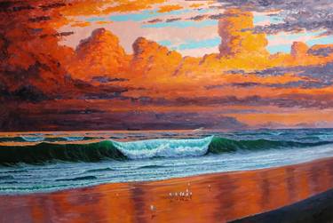 Original Realism Seascape Paintings by kyrylo bondarenko