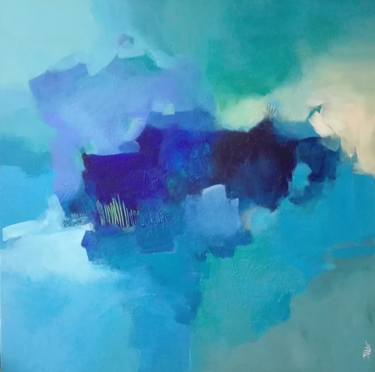 Original Abstract Expressionism Abstract Painting by Julilith Seguin