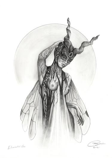 Print of Figurative Fantasy Drawings by Paul Kingsley Squire