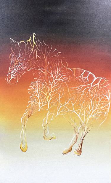 Print of Surrealism Animal Paintings by Paul Kingsley Squire