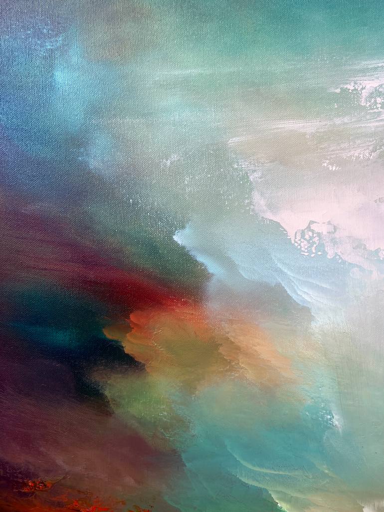 Original Abstract Landscape Painting by Paul Kingsley Squire