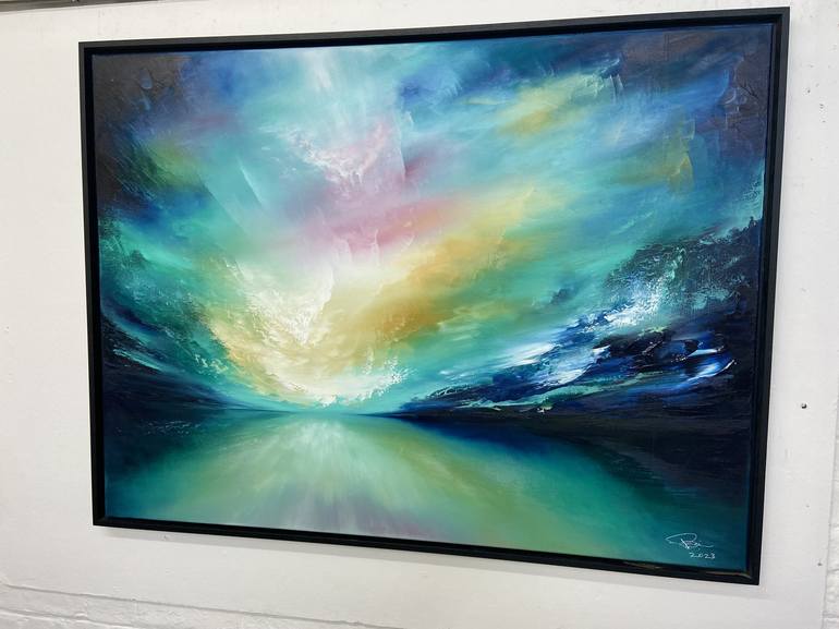 Original Abstract Landscape Painting by Paul Kingsley Squire