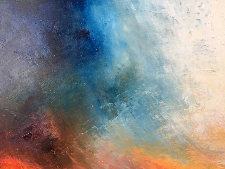 Original Abstract Landscape Painting by Paul Kingsley Squire