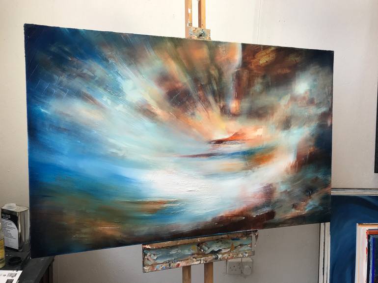 Original Abstract Nature Painting by Paul Kingsley Squire