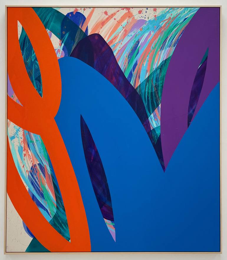 Original Abstract Expressionism Abstract Painting by Nina Minnebo