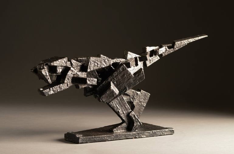 Original Geometric Sculpture Animal Sculpture by David Kasman