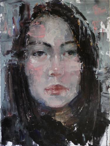 Print of Portraiture Women Paintings by Pitchanan Saayopoua