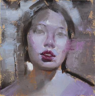 Original Fine Art Portrait Paintings by Pitchanan Saayopoua