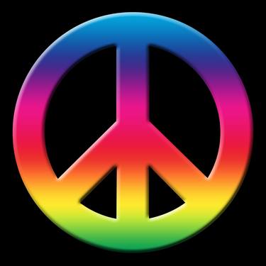 Peace Symbol Rainbow Spectrum, Power of Peace thumb