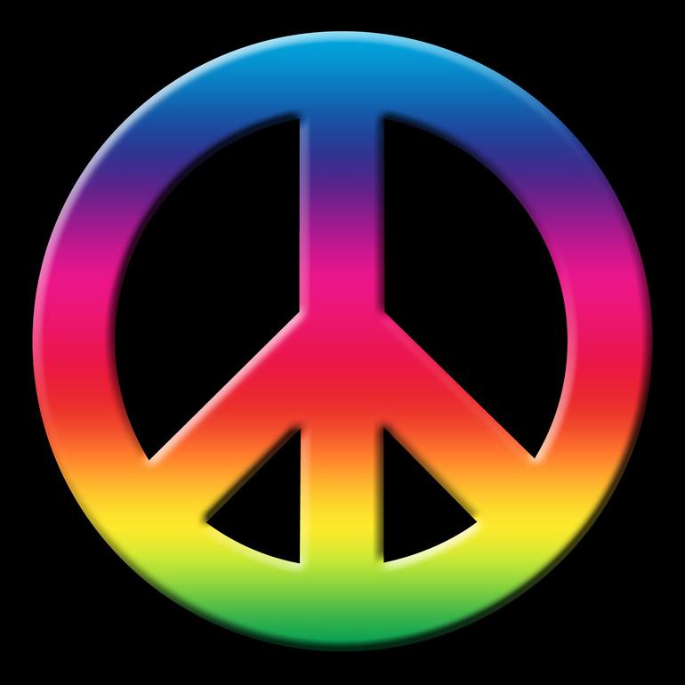 rainbow peace symbol