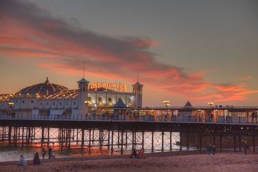 Brighton Pier at Sunset thumb