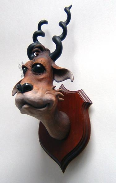 Original Surrealism Animal Sculpture by Carl Turner