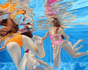 Original Photorealism Water Paintings by Amy Devlin