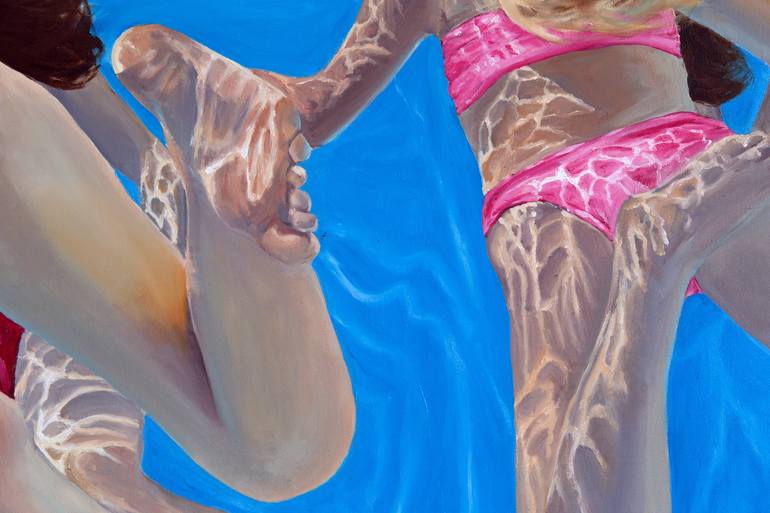 Original Photorealism Water Painting by Amy Devlin