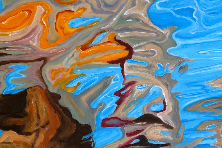 Original Photorealism Water Painting by Amy Devlin