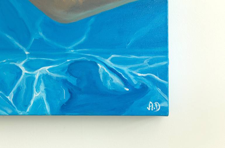 Original Photorealism Water Painting by Amy Devlin