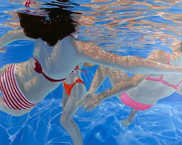 Original Photorealism Water Paintings by Amy Devlin