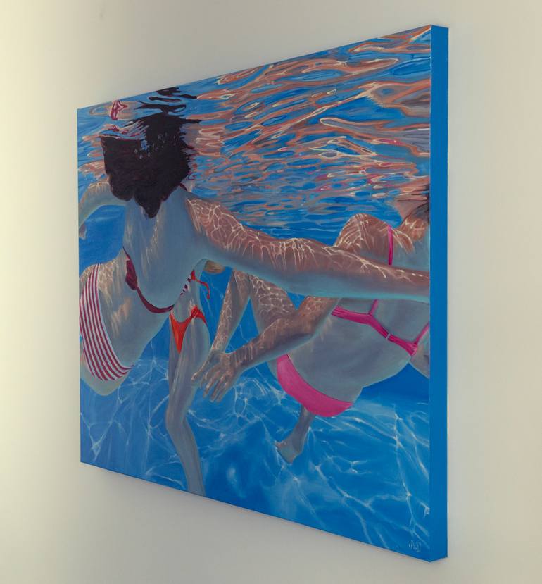 Original Figurative Water Painting by Amy Devlin