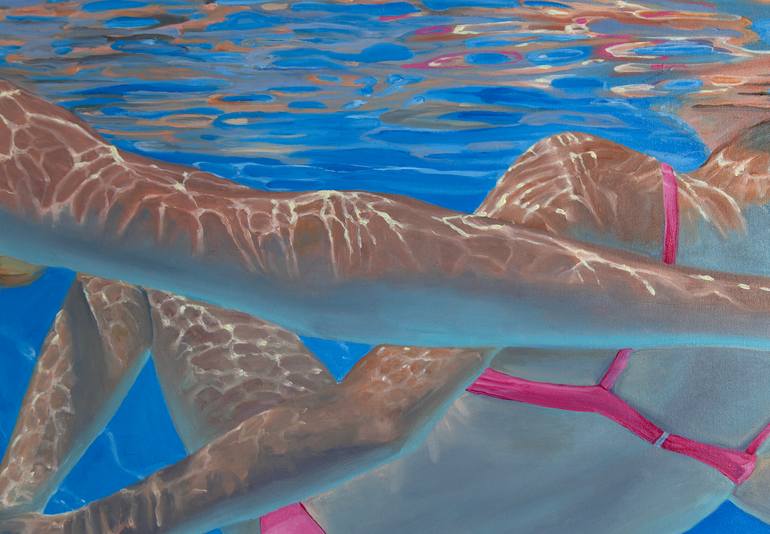Original Figurative Water Painting by Amy Devlin