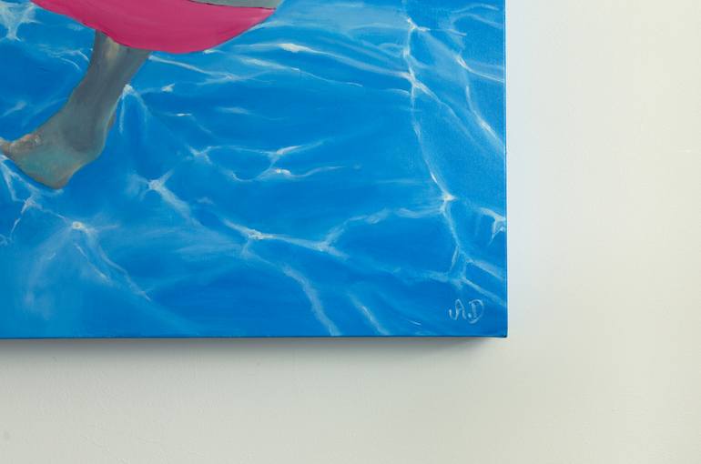 Original Figurative Water Painting by Amy Devlin