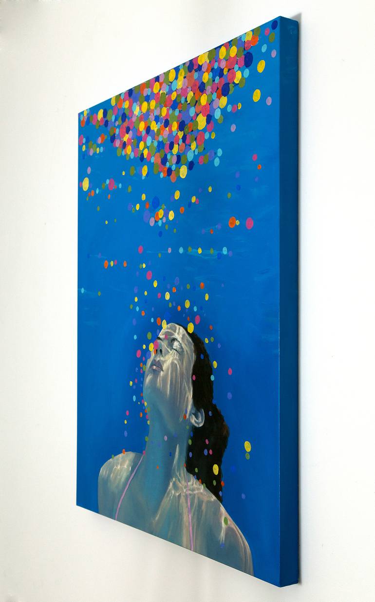 Original Photorealism Water Painting by Amy Devlin