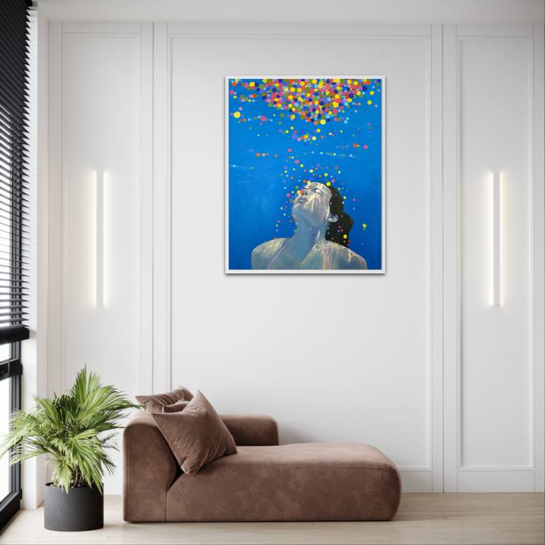 Original Photorealism Water Painting by Amy Devlin