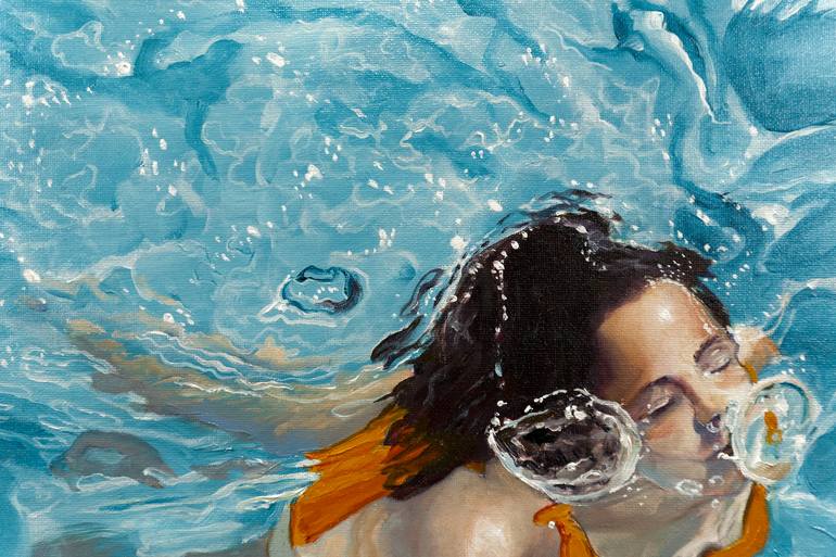 Original Realism Water Painting by Amy Devlin