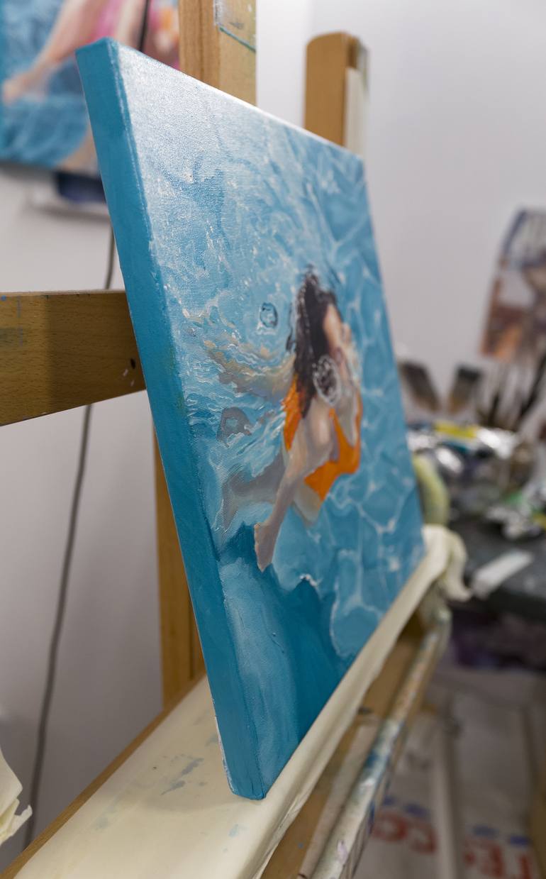 Original Realism Water Painting by Amy Devlin