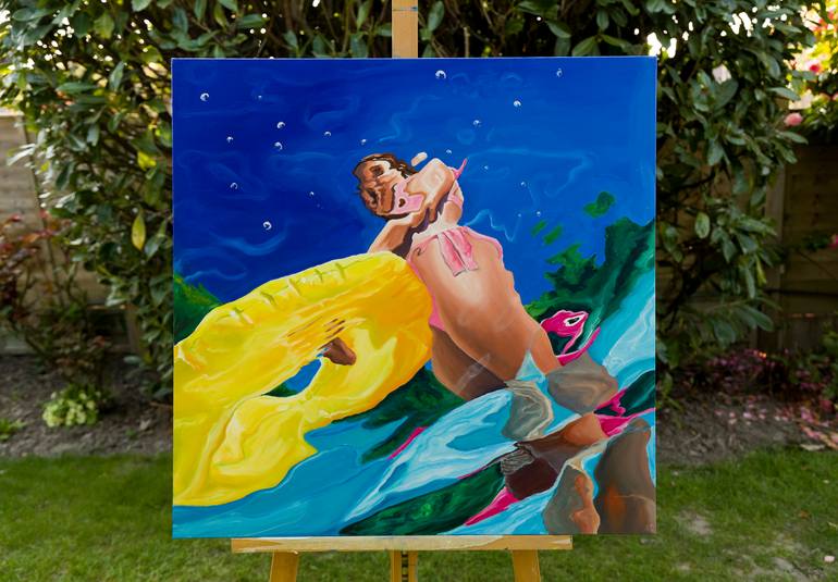 Original Figurative Body Painting by Amy Devlin