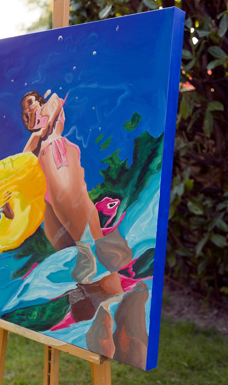 Original Figurative Body Painting by Amy Devlin