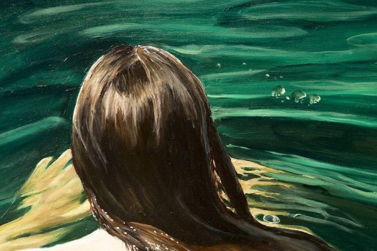 Original Figurative Water Painting by Amy Devlin