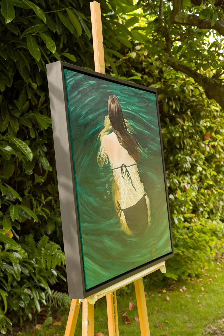 Original Figurative Water Painting by Amy Devlin