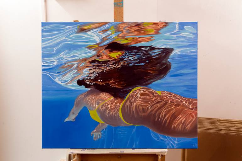 Original Contemporary Body Painting by Amy Devlin