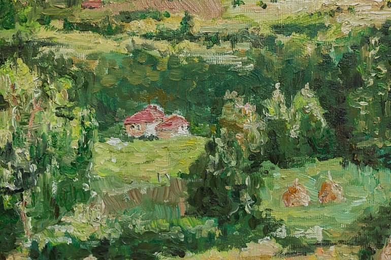 Original Impressionism Landscape Painting by Louise Belu Tănasă