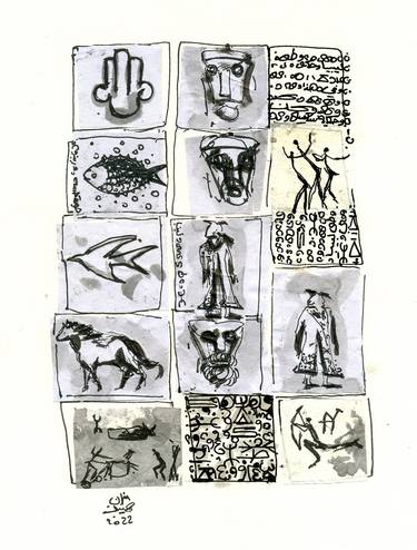 Print of Abstract Expressionism Popular culture Drawings by Adnan Meatek