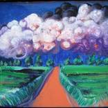 Vibrant Cloudscape Over a Country Road by Adnan Meatek