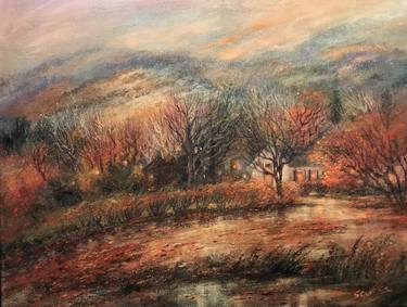 Original Fine Art Landscape Painting by Isabella Glaz