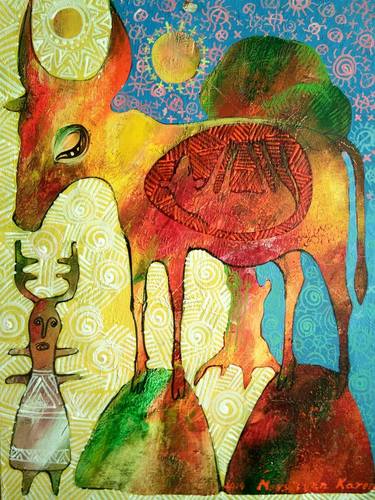 Print of Animal Paintings by Karen Movsisyan
