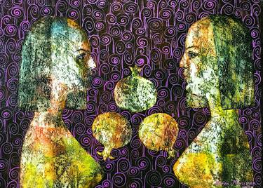 Print of Women Paintings by Karen Movsisyan