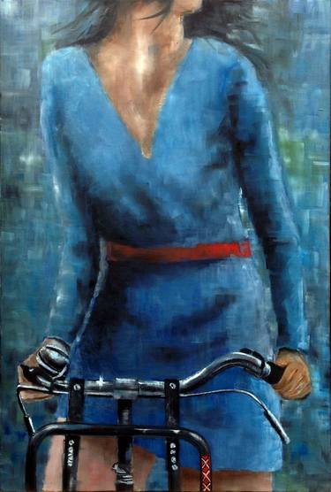 Print of Figurative Bicycle Paintings by Malo Zacar