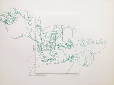 Original Still Life Drawings by John William