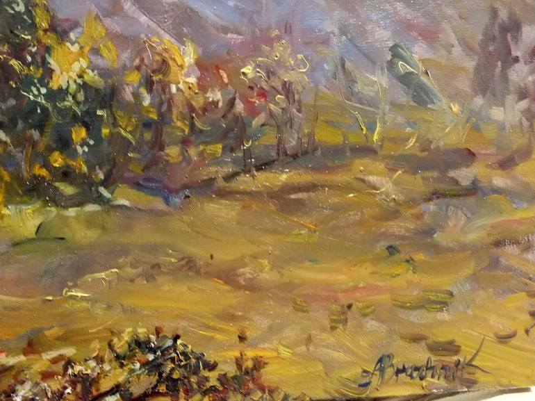 Original Impressionism Landscape Painting by Artem Brazhnik