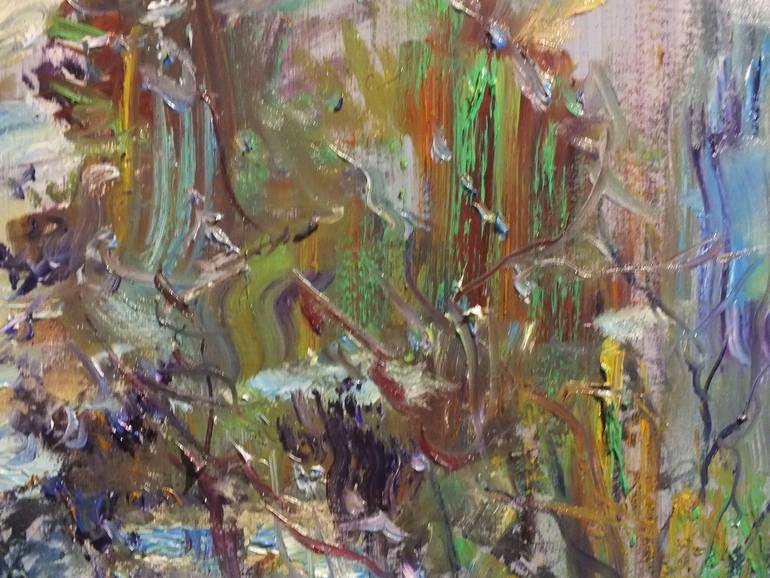 Original Expressionism Landscape Painting by Artem Brazhnik