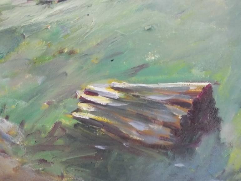Original Expressionism Landscape Painting by Artem Brazhnik