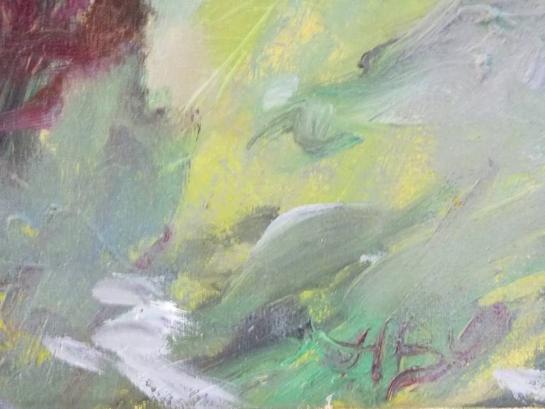 Original Expressionism Landscape Painting by Artem Brazhnik