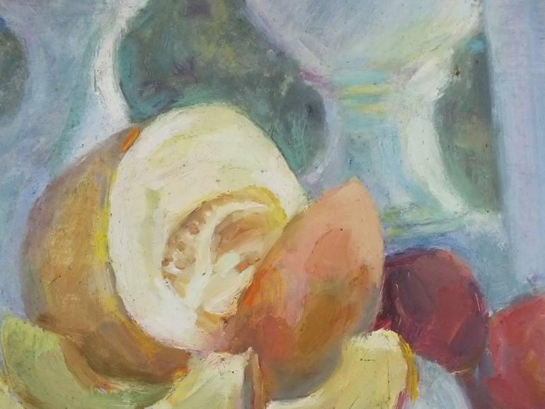 Original Expressionism Still Life Painting by Artem Brazhnik