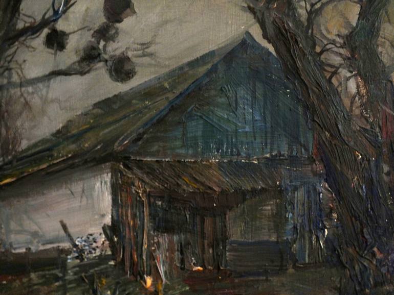 Original Impressionism Landscape Painting by Artem Brazhnik