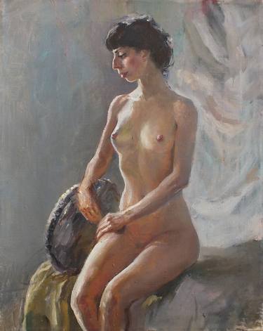 Print of Fine Art Nude Paintings by Artem Brazhnik