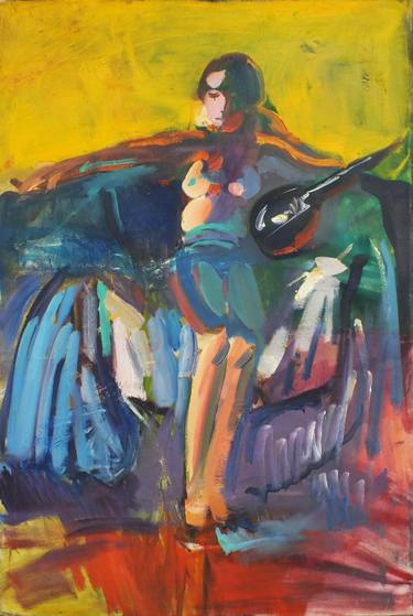 Print of Abstract Expressionism Nude Paintings by Artem Brazhnik